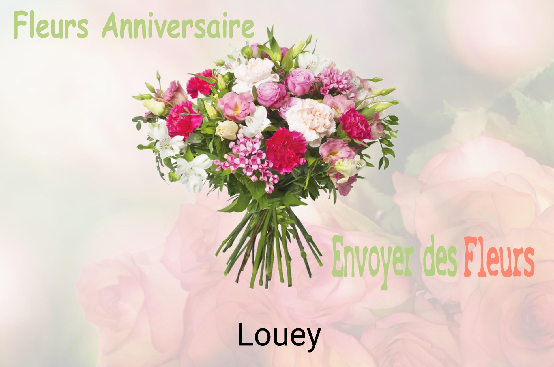 Bouquet de fleurs d’anniversaire livré à Louey